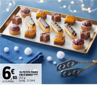 E.Leclerc 16 PETITS FOURS FIN D'ANNÉE(1)(3)(4) offre