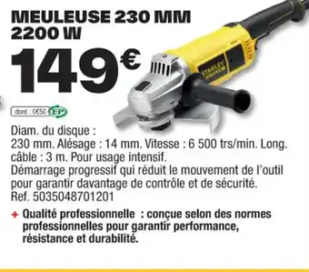 MEULEUSE 230 MM 2200 W