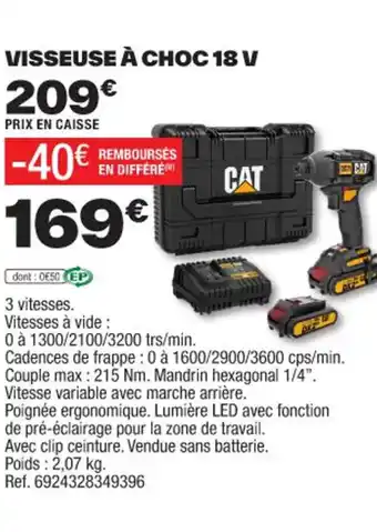 VISSEUSE À CHOC 18 V