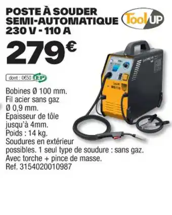 Brico Dépôt POSTE À SOUDER INVERTER 230 V SPARK 100-80A offre