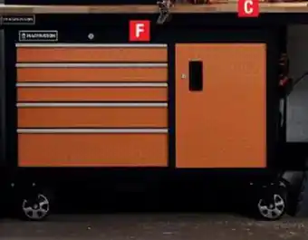 Brico Dépôt SERVANTE 5 TIROIRS +1 ARMOIRE offre