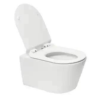 Bricomarché Grohe pack wc bâti-support rapid sl + wc sans bride sat brevis + abattant slim, softclose + plaque chrome (rapidsl-brevis-1) offre