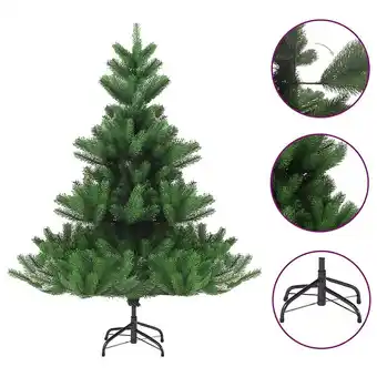 Vidaxl sapin de noël artificiel nordmann vert 210 cm