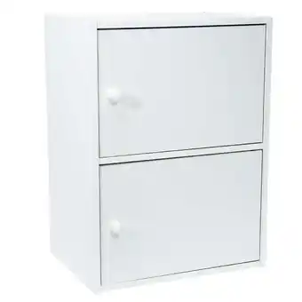 Bricomarché Meuble blanc à portes werkapro offre