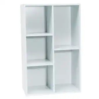 Bricomarché Meuble bas blanc 5 niches werkapro offre