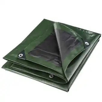 Bâche multifonctions noire et verte 240 g/m2 werkapro