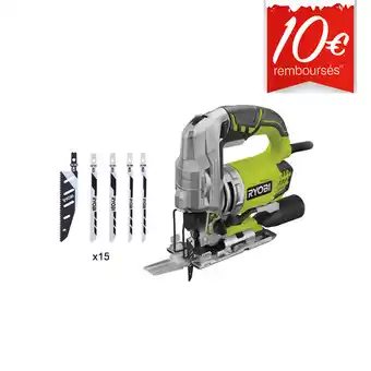 Bricorama Scie sauteuse pendulaire ryobi - 680 w - 15 lames - 105 mm - rjs1050-ka15 offre