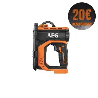 Bricorama Mini compresseur aeg 18v - sans batterie ni chargeur bk18c-0 offre