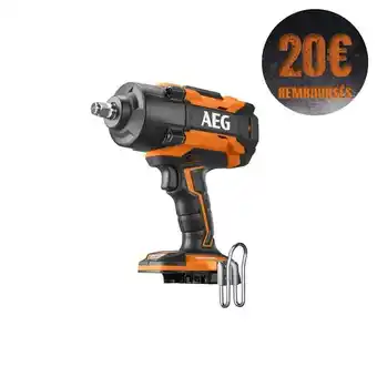 Bricorama Boulonneuse à chocs aeg 18v brushless - sans batterie ni chargeur bss18htf12b6-0 offre