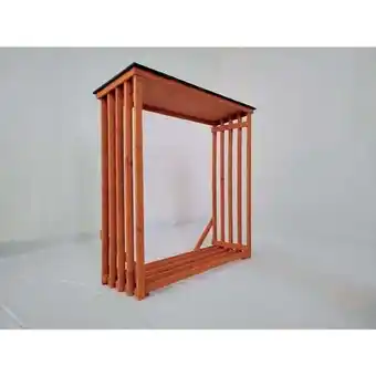 Bricorama Abri range bûches bois 140 x 50 x h 143cm offre