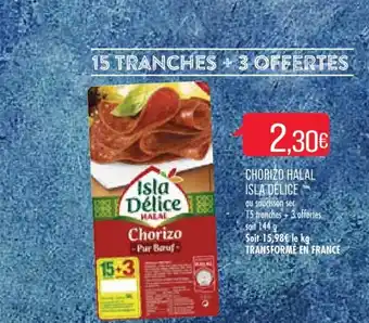Match Chorizo halal isla Delice offre