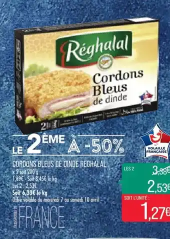 Match Cordons Bleus De Dinde Reghalal offre