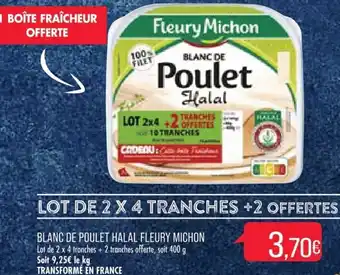 Match Blanc de Poulet halal Fleury Michon offre