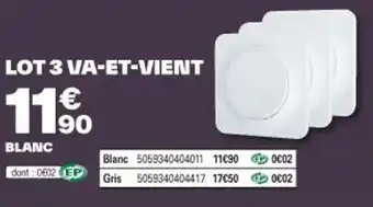 Brico Dépôt LOT 3 VA-ET-VIENT offre