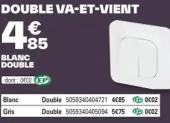 Brico Dépôt DOUBLE VA-ET-VIENT offre