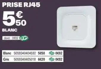 Brico Dépôt PRISE RJ45 offre