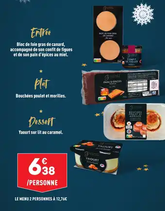 LE MENU 2 PERSONNES Ă 12,76âŹ