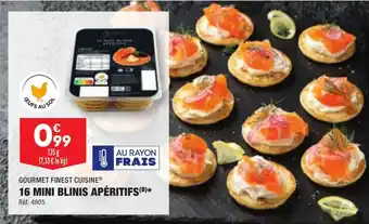16 MINI BLINIS APÉRITIFS(B)*