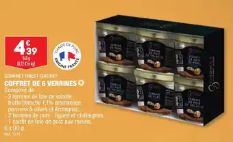 ALDI COFFRET DE 6 VERRINES offre