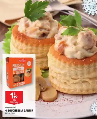 ALDI 4 BOUCHÉES À GARNIR offre