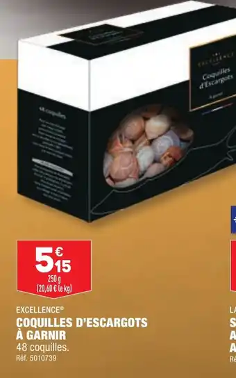 ALDI COQUILLES D'ESCARGOTS À GARNIR offre