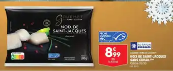 ALDI NOIX DE SAINT-JACQUES SANS CORAIL (A)* Calibre 20/30. offre