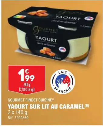 ALDI YAOURT SUR LIT AU CARAMEL (B) offre