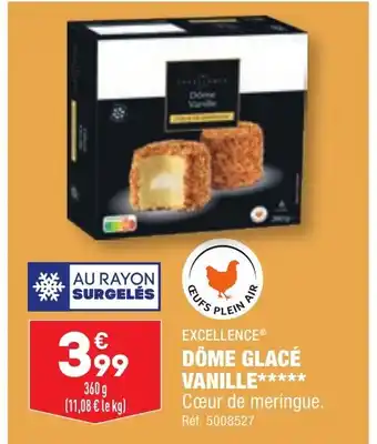 ALDI DÔME GLACÉ VANILLE offre