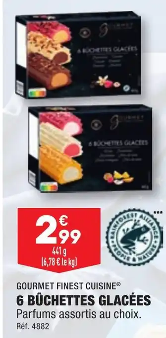 ALDI 6 BÛCHETTES GLACÉES offre