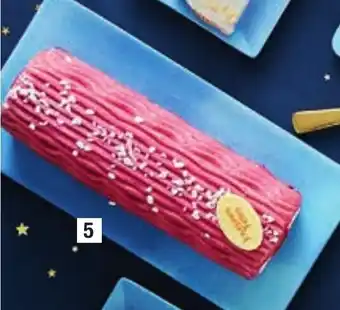 ALDI BÛCHE GLACÉE VANILLE FRUITS ROUGES offre