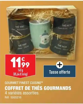 ALDI COFFRET DE THÉS GOURMANDS offre