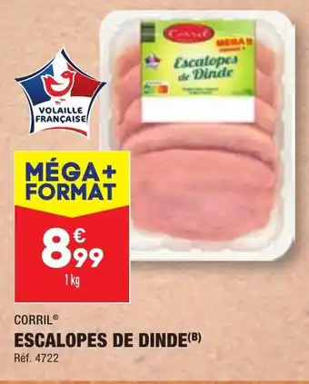 ALDI ESCALOPES DE DINDE(B) offre