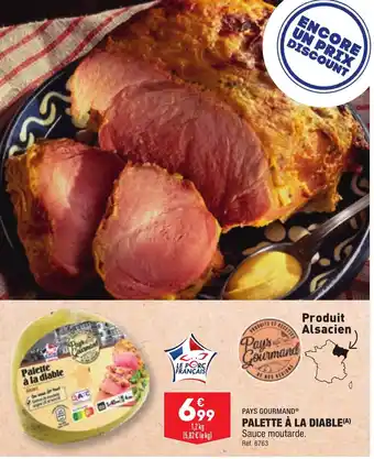 ALDI PALETTE À LA DIABLE(A) offre