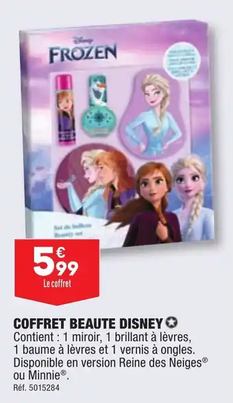 ALDI COFFRET BEAUTE DISNEY offre