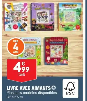 ALDI LIVRE AVEC AIMANTS offre