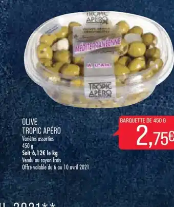 Olive tropic apéro