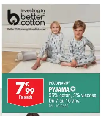 ALDI POCOPIANOⓇ PYJAMA offre