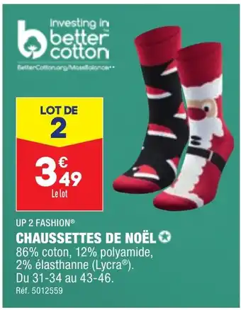 ALDI CHAUSSETTES DE NOËL offre