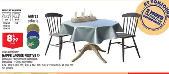 ALDI NAPPE LAQUÉE FESTIVE offre