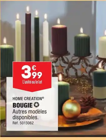 ALDI HOME CREATION® BOUGIE offre