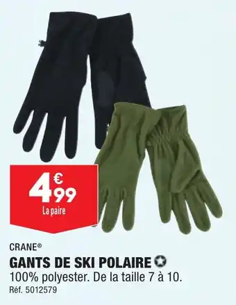 ALDI GANTS DE SKI POLAIRE offre