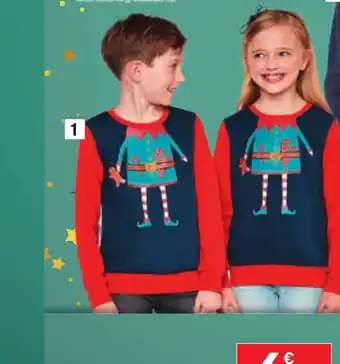ALDI 1SWEATSHIRT DE NOËL ✪ offre