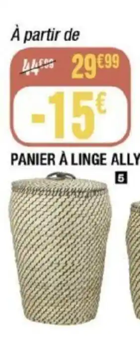 La Foir'Fouille PANIER À LINGE ALLY offre