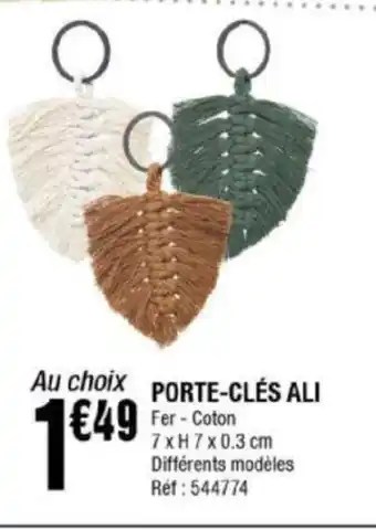 PORTE-CLÉS ALI