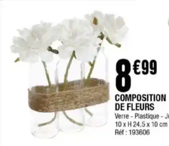 La Foir'Fouille COMPOSITION DE FLEURS offre
