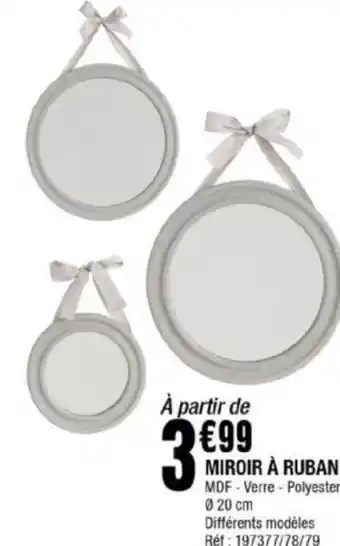 MIROIR À RUBAN