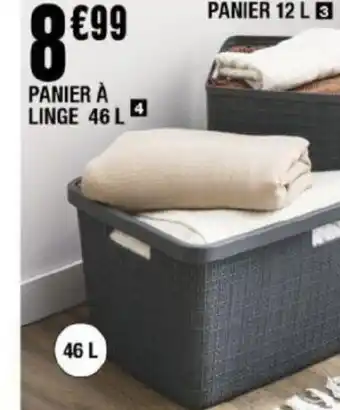 La Foir'Fouille PANIER À LINGE 46 PANIER 12 L 3 offre