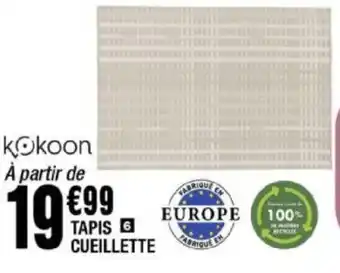 La Foir'Fouille TAPIS CUEILLETTE offre