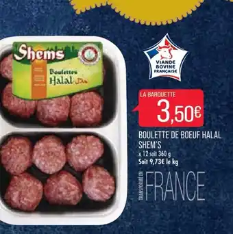 Match Boulette de Boeuf halal offre