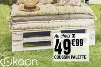 La Foir'Fouille COUSSIN PALETTE offre